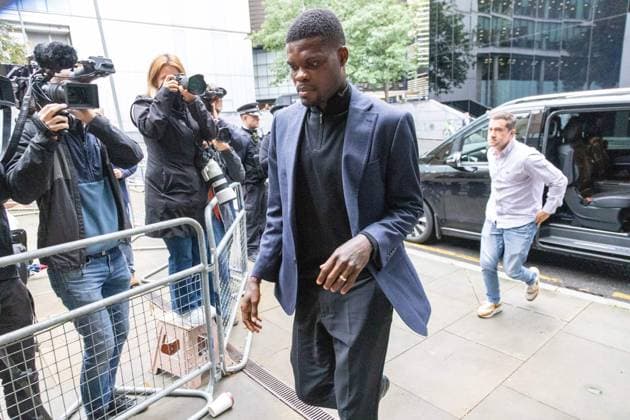 September 17, 2025, London, England, United Kingdom: Former Arsenal footballer THOMAS PARTEY Thomas Southwark Crown Court in London, where he has been charged with five counts of rape against two women, as well as a charge of sexual assault against a third woman. London United Kingdom - ZUMAs262 0834134183st Copyright: xTayfunxSalcix