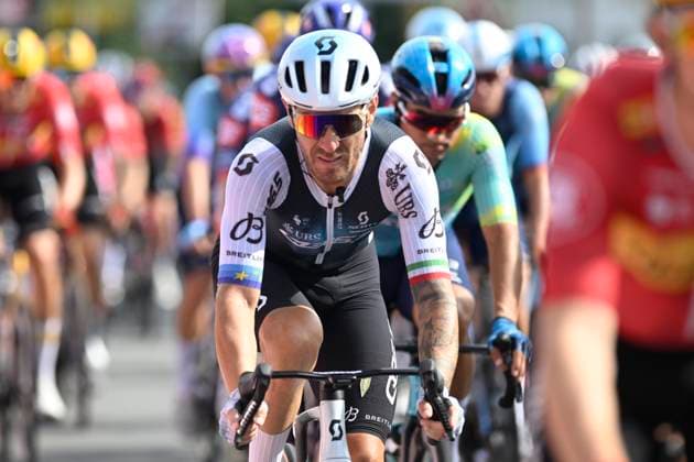 Kampioenschap van Vlaanderen 2025 Cycling Race KOOLSKAMP, BELGIUM - SEPTEMBER 19 : Nizzolo Giacomo (ITA) of Q36.5 Pro Cycling Team during the 109th edition of Kampioenschap van Vlaanderen an UCI Class 1.1 one day cycling road race for Men Elite of 180 km with start in Koolskamp and finish in Koolskamp on September 19, 2025 in Koolskamp, Belgium, 19 09 2025 Koolskamp Belgium  Copyright: xNicoxVereeckenx