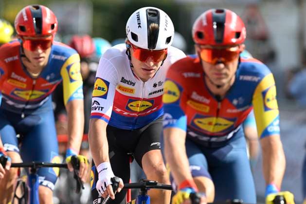 Kampioenschap van Vlaanderen 2025 Cycling Race KOOLSKAMP, BELGIUM - SEPTEMBER 19 : Vacek Mathias (CZE) of Lidl - Trek during the 109th edition of Kampioenschap van Vlaanderen an UCI Class 1.1 one day cycling road race for Men Elite of 180 km with start in Koolskamp and finish in Koolskamp on September 19, 2025 in Koolskamp, Belgium, 19 09 2025 Koolskamp Belgium  Copyright: xNicoxVereeckenx