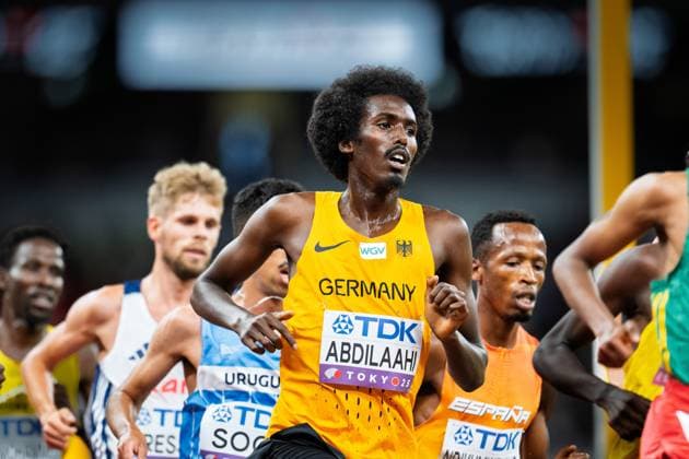 World Athletics Championships; Tokyo, 19.09.2025 Mohamed Abdilaahi (Deutschland) in Aktion beim 5000-Meter-Lauf während der Leichtathletik-Weltmeisterschaft 2025 in Tokio am 19. September 2025 Copyright: xBEAUTIFULxSPORTS TobiasxLacknerx