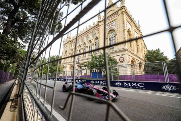 F1 - AZERBAIJAN GRAND PRIX 2025 43 COLAPINTO Franco (arg), Alpine F1 Team A525, action during the 2025 Formula 1 Qatar Airways Azerbaijan Grand Prix, 17th round of the 2025 FIA Formula One World Championship, WM, Weltmeisterschaft from September 19 to 21, 2025 on the Baku City Circuit, in Baku, Azerbaijan - BakuAzerbaijan  Copyright: xFLORENTxGOODENx