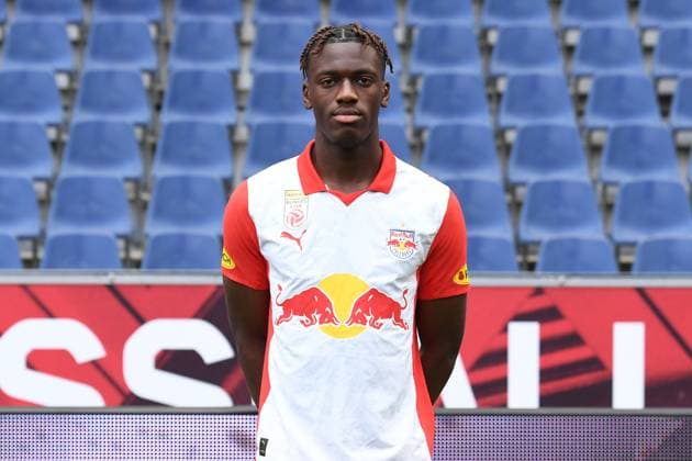 Fußball Admiral Bundesliga Offizieller Fototermin FC Red Bull Salzburg am 17.09.2024 in der Red Bull Arena in Kleßheim Joane Gadou ( Salzburg )