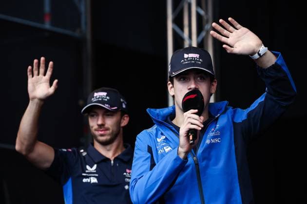 F1 - AZERBAIJAN GRAND PRIX 2025 COLAPINTO Franco (arg), Alpine F1 Team A525, portrait and GASLY Pierre (fra), Alpine F1 Team A525, portrait during the 2025 Formula 1 Qatar Airways Azerbaijan Grand Prix, 17th round of the 2025 FIA Formula One World Championship, WM, Weltmeisterschaft from September 19 to 21, 2025 on the Baku City Circuit, in Baku, Azerbaijan - BakuAzerbaijan  Copyright: xEricxAlonsox