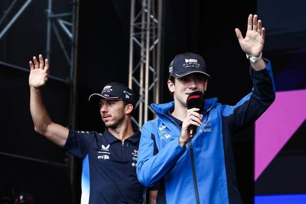 F1 - AZERBAIJAN GRAND PRIX 2025 COLAPINTO Franco (arg), Alpine F1 Team A525, portrait and GASLY Pierre (fra), Alpine F1 Team A525, portrait during the 2025 Formula 1 Qatar Airways Azerbaijan Grand Prix, 17th round of the 2025 FIA Formula One World Championship, WM, Weltmeisterschaft from September 19 to 21, 2025 on the Baku City Circuit, in Baku, Azerbaijan - BakuAzerbaijan  Copyright: xEricxAlonsox