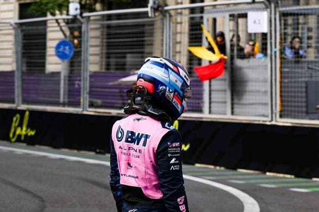 F1 - AZERBAIJAN GRAND PRIX 2025 43 COLAPINTO Franco (arg), Alpine F1 Team A525, action crash, accident, during the 2025 Formula 1 Qatar Airways Azerbaijan Grand Prix, 17th round of the 2025 FIA Formula One World Championship, WM, Weltmeisterschaft from September 19 to 21, 2025 on the Baku City Circuit, in Baku, Azerbaijan -  Copyright: xALBERTOxVIMERCATIx