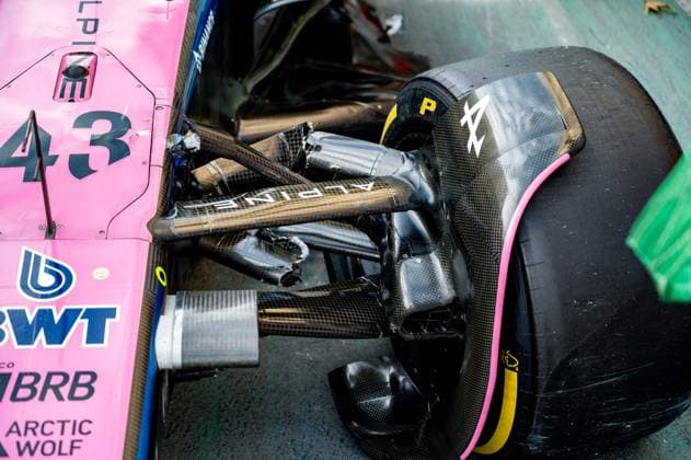 F1 - AZERBAIJAN GRAND PRIX 2025 43 COLAPINTO Franco (arg), Alpine F1 Team A525, action crash, accident, mechanical detail during the 2025 Formula 1 Qatar Airways Azerbaijan Grand Prix, 17th round of the 2025 FIA Formula One World Championship, WM, Weltmeisterschaft from September 19 to 21, 2025 on the Baku City Circuit, in Baku, Azerbaijan - BakuAzerbaijan  Copyright: xALBERTOxVIMERCATIx