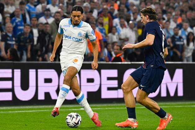 FOOTBALL : Olympique de Marseille VS Paris Saint Germain - Ligue 1 McDonald s - 22 09 2025 Bilal Nadir (OM) - Ligue 1 Mcdonald s match between Olympique de Marseille and Paris Saint Germain on September 22, 2025 at the Orange Velodrome Stadium in Marseille. MarseilleFrance  Copyright: xWilliamxCannarellax