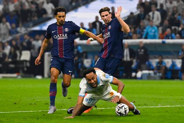 FOOTBALL : Olympique de Marseille VS Paris Saint Germain - Ligue 1 McDonald s - 22 09 2025 Ligue 1 Mcdonald s match between Olympique de Marseille and Paris Saint Germain on September 22, 2025 at the Orange Velodrome Stadium in Marseille. MarseilleFrance  Copyright: xWilliamxCannarellax