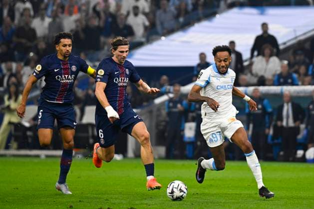 FOOTBALL : Olympique de Marseille VS Paris Saint Germain - Ligue 1 McDonald s - 22 09 2025 Pierre-Emerick Aubameyang (OM) - Ligue 1 Mcdonald s match between Olympique de Marseille and Paris Saint Germain on September 22, 2025 at the Orange Velodrome Stadium in Marseille. MarseilleFrance  Copyright: xWilliamxCannarellax