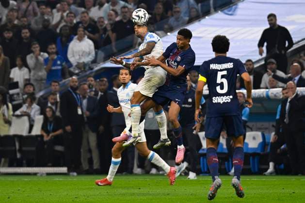 FOOTBALL : Olympique de Marseille VS Paris Saint Germain - Ligue 1 McDonald s - 22 09 2025 Ligue 1 Mcdonald s match between Olympique de Marseille and Paris Saint Germain on September 22, 2025 at the Orange Velodrome Stadium in Marseille. MarseilleFrance  Copyright: xWilliamxCannarellax