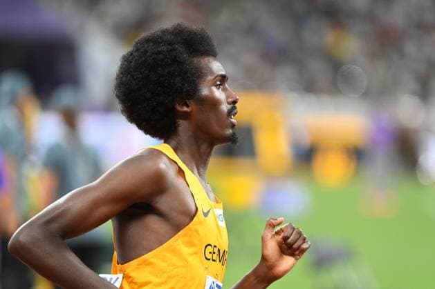 Mohamed Abdilaahi (Germany) during the 5000 metres heats run during the World Athletics Championships 2025 at Nationalstadium, Tokyo, Japan. Copyright: xSvenxBeyrich SPPx Sportspressphoto_SPR31209