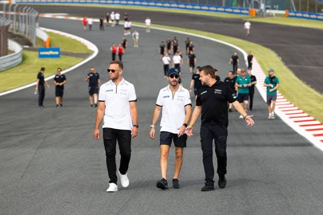 FIA WEC - 6 HOURS OF FUJI 2025 009 RIBERAS Alex (spa), SORENSEN Marco (dnk), Aston Martin THOR Team, Aston Martin Valkyrie 009, Hypercar, portrait during the trackwalk during the 6 Hours of Fuji 2025, 7th round of the 2025 FIA World Endurance Championship, from September 26 to 28, 2025 on the Fuji Speedway in Oyama, Shizuoka, Japan - OyamaJapan  Copyright: xJavierxJimenezx