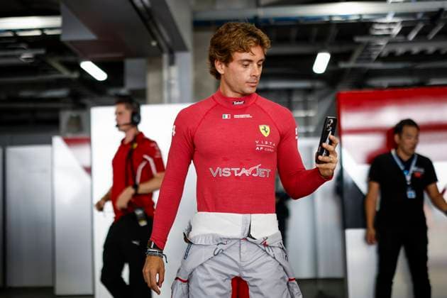 FIA WEC - 6 HOURS OF FUJI 2025 CASTELLACCI Francesco (ita), Vista AF Corse, Ferrari 296 GT3 54, LM GT3, portrait during the 6 Hours of Fuji 2025, 7th round of the 2025 FIA World Endurance Championship, from September 26 to 28, 2025 on the Fuji Speedway in Oyama, Shizuoka, Japan - OyamaJapan  Copyright: xJULIENxDELFOSSEx