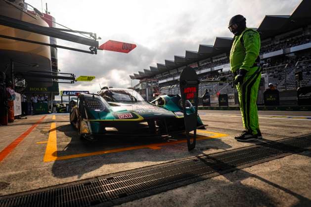 FIA WEC - 6 HOURS OF FUJI 2025 009 RIBERAS Alex (spa), SORENSEN Marco (dnk), Aston Martin THOR Team, Aston Martin Valkyrie 009, Hypercar, pitlane, during the 6 Hours of Fuji 2025, 7th round of the 2025 FIA World Endurance Championship, from September 26 to 28, 2025 on the Fuji Speedway in Oyama, Shizuoka, Japan - OyamaJapan  Copyright: xCharlyxLopezx