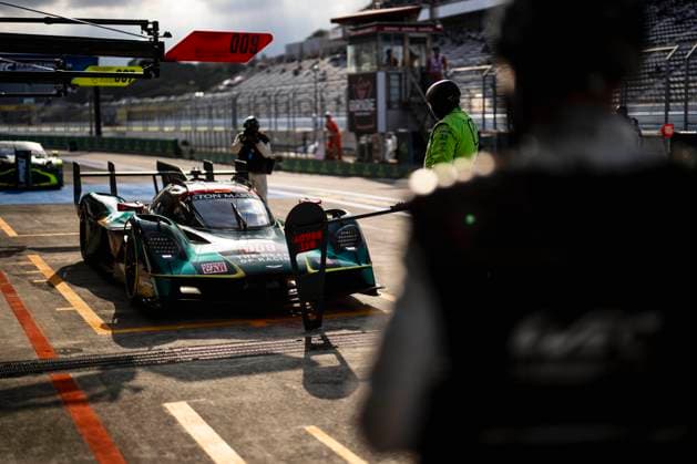 FIA WEC - 6 HOURS OF FUJI 2025 009 RIBERAS Alex (spa), SORENSEN Marco (dnk), Aston Martin THOR Team, Aston Martin Valkyrie 009, Hypercar, pitlane, during the 6 Hours of Fuji 2025, 7th round of the 2025 FIA World Endurance Championship, from September 26 to 28, 2025 on the Fuji Speedway in Oyama, Shizuoka, Japan - OyamaJapan  Copyright: xCharlyxLopezx