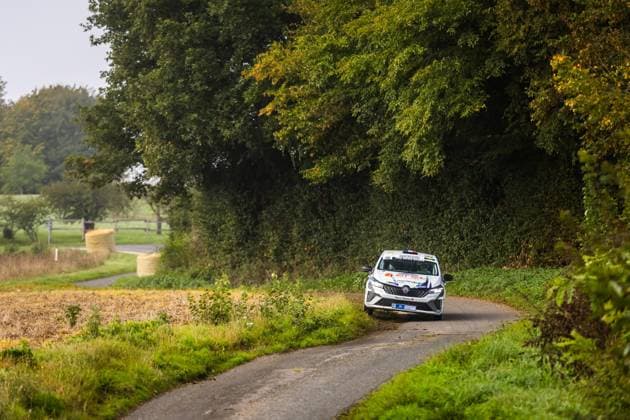 AUTO - RALLYE COEUR DE FRANCE 2025 46 RABILLOUD Melvin, MAHINC Enzo, Renault Clio Rally5, action during the Rallye Coeur de France 2025, 7th round of the Championnat de France des Rallyes 2025, from September 27 to 28, 2025 in VendÃ me, France - VendÃ meFrance  Copyright: xBastienxRouxx