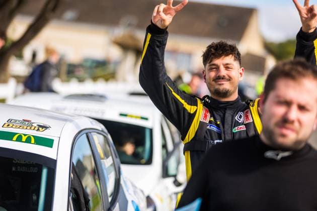 AUTO - RALLYE COEUR DE FRANCE 2025 RABILLOUD Melvin, MAHINC Enzo, Renault Clio Rally5, portrait during the Rallye Coeur de France 2025, 7th round of the Championnat de France des Rallyes 2025, from September 27 to 28, 2025 in VendÃ me, France - VendÃ meFrance  Copyright: xBastienxRouxx