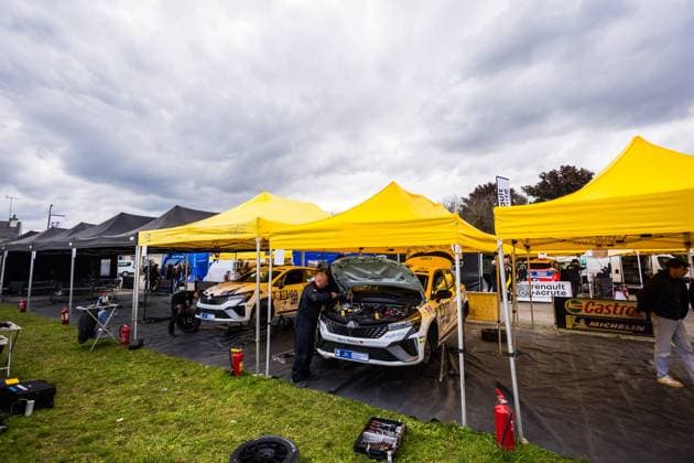 AUTO - RALLYE COEUR DE FRANCE 2025 46 RABILLOUD Melvin, MAHINC Enzo, Renault Clio Rally5, ambiance during the Rallye Coeur de France 2025, 7th round of the Championnat de France des Rallyes 2025, from September 27 to 28, 2025 in VendÃ me, France - VendÃ meFrance  Copyright: xBastienxRouxx