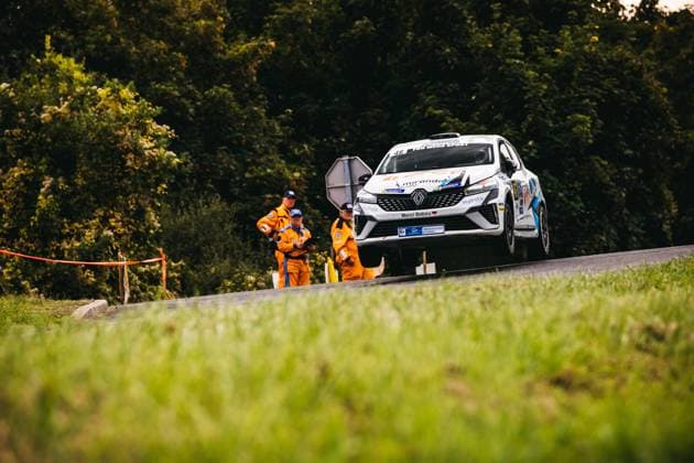 AUTO - RALLYE COEUR DE FRANCE 2025 46 RABILLOUD Melvin, MAHINC Enzo, Renault Clio Rally5, action during the Rallye Coeur de France 2025, 7th round of the Championnat de France des Rallyes 2025, from September 27 to 28, 2025 in VendÃ me, France - VendÃ meFrance  Copyright: xDamienxSaulnierx