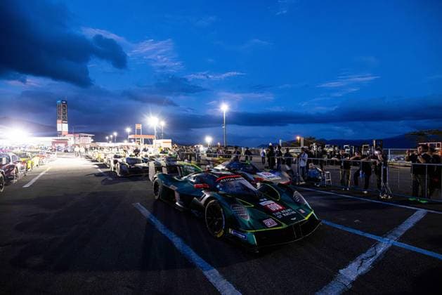 FIA WEC - 6 HOURS OF FUJI 2025 009 RIBERAS Alex (spa), SORENSEN Marco (dnk), Aston Martin THOR Team, Aston Martin Valkyrie 009, Hypercar, illustration in the Parc Ferme during the 6 Hours of Fuji 2025, 7th round of the 2025 FIA World Endurance Championship, from September 26 to 28, 2025 on the Fuji Speedway in Oyama, Shizuoka, Japan - OyamaJapan  Copyright: xJavierxJimenezx