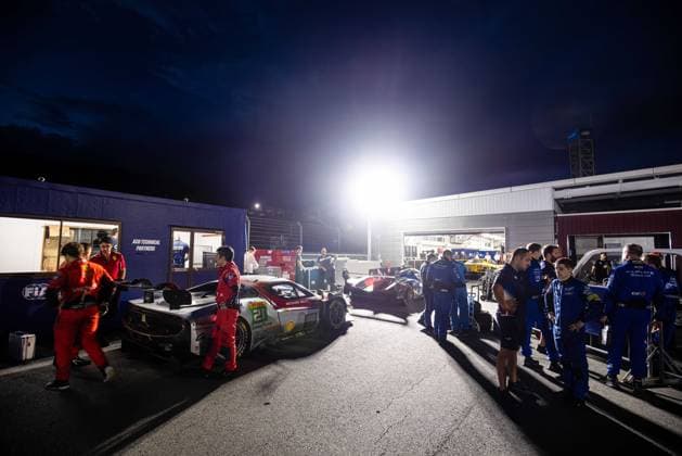 FIA WEC - 6 HOURS OF FUJI 2025 21 HERIAU Francois (fra), MANN Simon (usa), ROVERA Alessio (ita), Vista AF Corse, Ferrari 296 GT3 21, LM GT3, illustration in the Parc Ferme during the 6 Hours of Fuji 2025, 7th round of the 2025 FIA World Endurance Championship, from September 26 to 28, 2025 on the Fuji Speedway in Oyama, Shizuoka, Japan - OyamaJapan  Copyright: xJavierxJimenezx