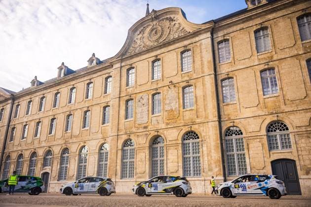 AUTO - RALLYE COEUR DE FRANCE 2025 46 RABILLOUD Melvin, MAHINC Enzo, Renault Clio Rally5, 41 DACHICOURT Paul, DACHICOURT Adele, Renault Clio Rally5, 47 ROUMIEUX Yohan, FONTAINE Bastien, Renault Clio Rally5, ambiance during the Rallye Coeur de France 2025, 7th round of the Championnat de France des Rallyes 2025, from September 27 to 28, 2025 in VendÃ me, France - VendÃ meFrance  Copyright: xBastienxRouxx