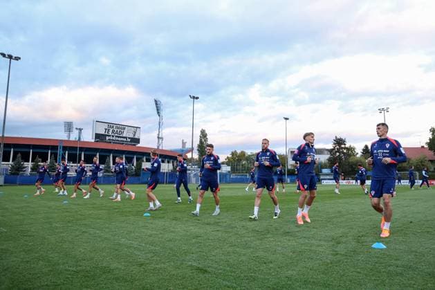 Training session of Croatian National Football Team, Day 2 Players of Croatia during the training session at Maksimir Stadium in Zagreb, Croatia, on October 07, 2025.  MatijaxHabljak PIXSELL