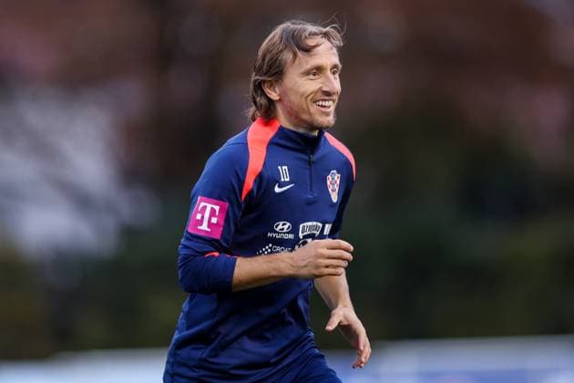 Training session of Croatian National Football Team, Day 2 Luka Modric of Croatia during the training session at Maksimir Stadium in Zagreb, Croatia, on October 07, 2025.  MatijaxHabljak PIXSELL