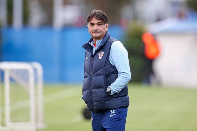 Training session of Croatian National Football Team, Day 2 Head coach of Croatia Zlatko Dalic during the training session at Maksimir Stadium in Zagreb, Croatia, on October 07, 2025.  MatijaxHabljak PIXSELL