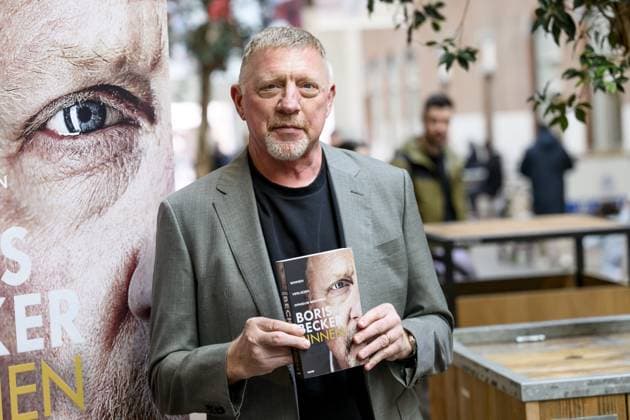 Amsterdam, The Netherlands, 2025-10-08 17:39:15 AMSTERDAM, 08-10-2025, De Hallen Boris Becker before the program Eva in connection with his book Binnen. PHOTO: NLBeeld Patrick van Emst Credit: NL Beeld Patrick van Emst  Copyright: xx x