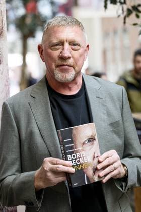Amsterdam, The Netherlands, 2025-10-08 17:39:15 AMSTERDAM, 08-10-2025, De Hallen Boris Becker before the program Eva in connection with his book Binnen. PHOTO: NLBeeld Patrick van Emst Credit: NL Beeld Patrick van Emst  Copyright: xx x