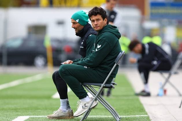 Nelson Valdez (Co-Trainer, SV Werder Bremen U23) Fußball I Herren I Regionalliga Nord I Saison 2025-2026 I 14. Spieltag I Hamburger SV U21, U 21 - SV Werder Bremen U23 I 11.10.2025 I Stadion Hoheluft
