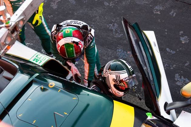 AUTO - ELMS - 4 HOURS OF PORTIMAO 2025 55 CAMERON Duncan (gbr), GRIFFIN Matt (irl), PEREL David (zaf), Spirit of Race, Ferrari 296 GT3, LMGT3, pitlane, during the 4 Hours of Portimao, 6th round of the 2025 European Le Mans Series on the Autodromo Internacional do Algarve from October 16 to 18, 2025 in Portimao, Portugal -  Copyright: xJoaoxFilipex