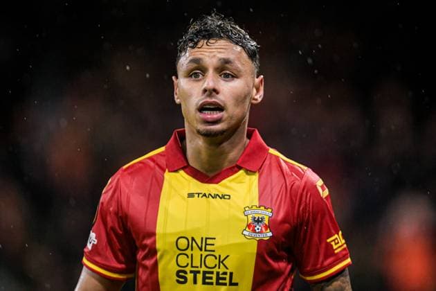 2025-10-23 Go Ahead Eagles v Aston Villa FC - UEFA Europa League 2025 26 League Phase MD3 DEVENTER, NETHERLANDS - OCTOBER 23: Dean James of Go Ahead Eagles disappointed during the UEFA Europa League 2025 26 League Phase MD3 match between Go Ahead Eagles and Aston Villa FC at Adelaarshorst on October 23, 2025 in Deventer, Netherlands. Deventer Adelaarshorst Netherlands Content not available for redistribution in The Netherlands directly or indirectly through any third parties. Copyright: xDennisxBresserx