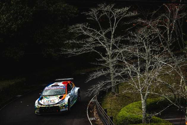 AUTO - WRC, Motorsport Rallye, WM - RALLY JAPAN 2025 22 Jan SOLANS, Rodrigo SANJUAN, Toyota Yaris Rally2, action during the 2025 Rally Japan, 13th round of the 2025 WRC World Rally Car Championship, from November 6 to 9, 2025 at Toyota, Aichi, Japan - ToyotaJapan  Copyright: xNikosxKatikisx