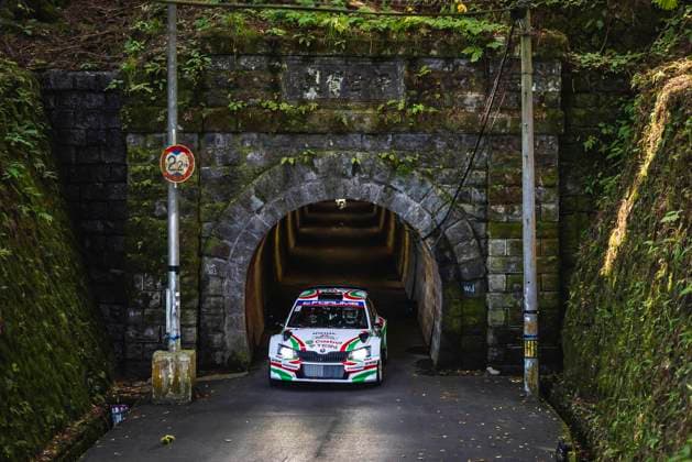 AUTO - WRC, Motorsport Rallye, WM - RALLY JAPAN 2025 30 Takuma KAMADA, Yuichi MATSUMOTO, Skoda Fabia RS Rally2, action during the 2025 Rally Japan, 13th round of the 2025 WRC World Rally Car Championship, from November 6 to 9, 2025 at Toyota, Aichi, Japan - ToyotaJapan  Copyright: xNikosxKatikisx
