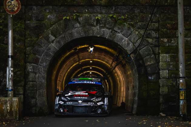 AUTO - WRC, Motorsport Rallye, WM - RALLY JAPAN 2025 33 Elfyn EVANS, Scott MARTIN, Toyota GR Yaris Rally1, action during the 2025 Rally Japan, 13th round of the 2025 WRC World Rally Car Championship, from November 6 to 9, 2025 at Toyota, Aichi, Japan - ToyotaJapan  Copyright: xNikosxKatikisx
