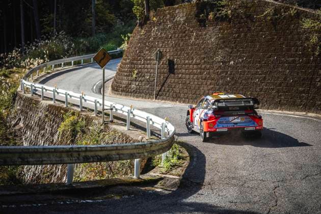 AUTO - WRC, Motorsport Rallye, WM - RALLY JAPAN 2025 01 Thierry NEUVILLE, Martijn WYDAEGHE, Hyundai I20 Rally1, action during the 2025 Rally Japan, 13th round of the 2025 WRC World Rally Car Championship, from November 6 to 9, 2025 at Toyota, Aichi, Japan - ToyotaJapan  Copyright: xNikosxKatikisx