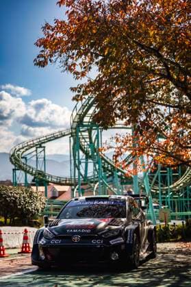 AUTO - WRC, Motorsport Rallye, WM - RALLY JAPAN 2025 33 Elfyn EVANS, Scott MARTIN, Toyota GR Yaris Rally1, action during the 2025 Rally Japan, 13th round of the 2025 WRC World Rally Car Championship, from November 6 to 9, 2025 at Toyota, Aichi, Japan - ToyotaJapan  Copyright: xNikosxKatikisx