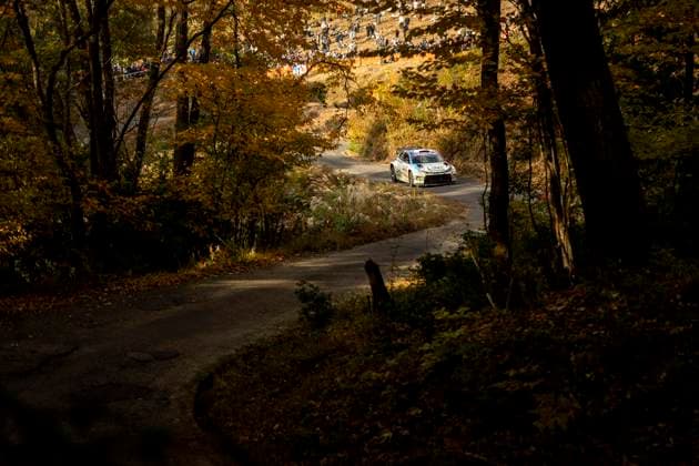AUTO - WRC, Motorsport Rallye, WM - RALLY JAPAN 2025 22 Jan SOLANS, Rodrigo SANJUAN, Toyota Yaris Rally2, action during the 2025 Rally Japan, 13th round of the 2025 WRC World Rally Car Championship, from November 6 to 9, 2025 at Toyota, Aichi, Japan - ToyotaJapan  Copyright: xNikosxKatikisx