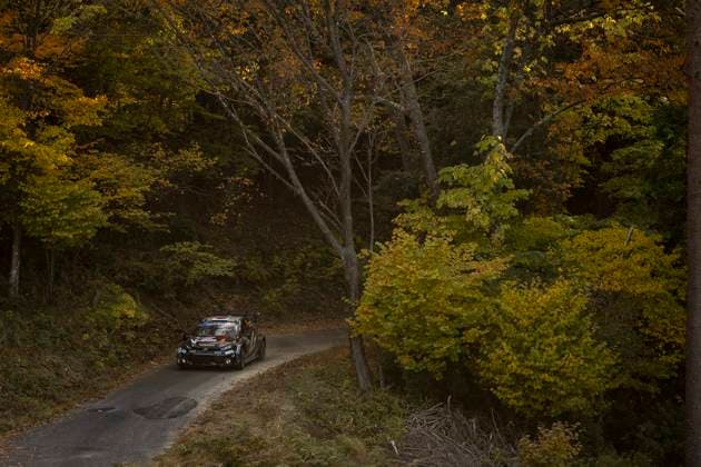 AUTO - WRC, Motorsport Rallye, WM - RALLY JAPAN 2025 18 Takamoto KATSUTA, Aaron JOHNSTON, Toyota GR Yaris Rally1, action during the 2025 Rally Japan, 13th round of the 2025 WRC World Rally Car Championship, from November 6 to 9, 2025 at Toyota, Aichi, Japan - ToyotaJapan  Copyright: xNikosxKatikisx