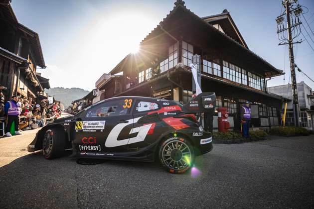 AUTO - WRC, Motorsport Rallye, WM - RALLY JAPAN 2025 33 Elfyn EVANS, Scott MARTIN, Toyota GR Yaris Rally1, action during the 2025 Rally Japan, 13th round of the 2025 WRC World Rally Car Championship, from November 6 to 9, 2025 at Toyota, Aichi, Japan - ToyotaJapan  Copyright: xNikosxKatikisx