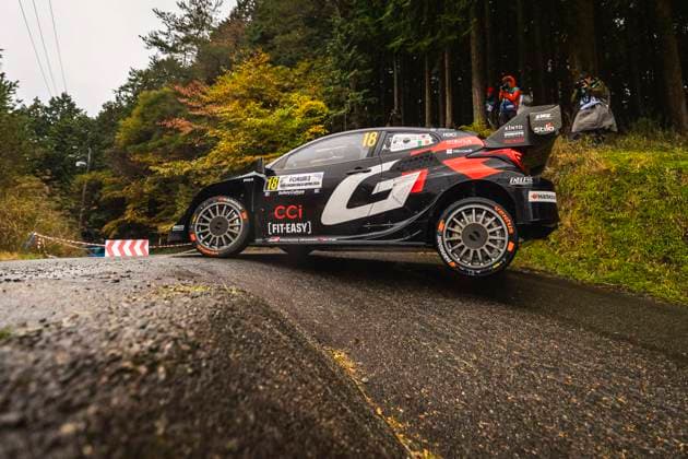 AUTO - WRC, Motorsport Rallye, WM - RALLY JAPAN 2025 18 Takamoto KATSUTA, Aaron JOHNSTON, Toyota GR Yaris Rally1, action during the 2025 Rally Japan, 13th round of the 2025 WRC World Rally Car Championship, from November 6 to 9, 2025 at Toyota, Aichi, Japan - ToyotaJapan  Copyright: xNikosxKatikisx