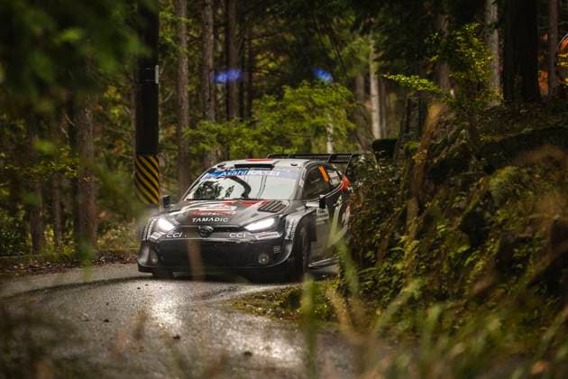 AUTO - WRC, Motorsport Rallye, WM - RALLY JAPAN 2025 18 Takamoto KATSUTA, Aaron JOHNSTON, Toyota GR Yaris Rally1, action during the 2025 Rally Japan, 13th round of the 2025 WRC World Rally Car Championship, from November 6 to 9, 2025 at Toyota, Aichi, Japan - ToyotaJapan  Copyright: xNikosxKatikisx