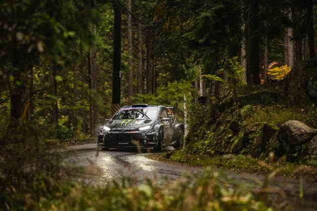 AUTO - WRC, Motorsport Rallye, WM - RALLY JAPAN 2025 20 Oliver SOLBERG, Elliot EDMONDSON, Toyota Yaris Rally2, action during the 2025 Rally Japan, 13th round of the 2025 WRC World Rally Car Championship, from November 6 to 9, 2025 at Toyota, Aichi, Japan - ToyotaJapan  Copyright: xNikosxKatikisx