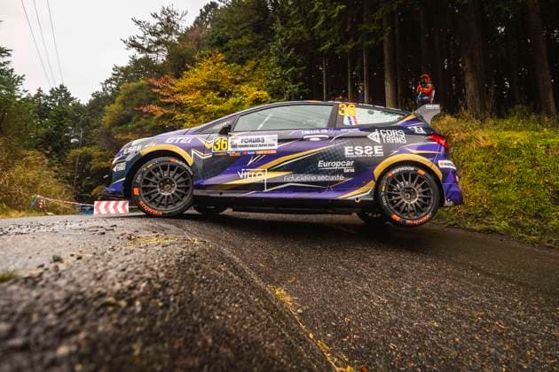 AUTO - WRC, Motorsport Rallye, WM - RALLY JAPAN 2025 36 Ghjuvanni ROSSI, Kylian SARMEZAN, Ford Fiesta Rally3, action during the 2025 Rally Japan, 13th round of the 2025 WRC World Rally Car Championship, from November 6 to 9, 2025 at Toyota, Aichi, Japan - ToyotaJapan  Copyright: xNikosxKatikisx