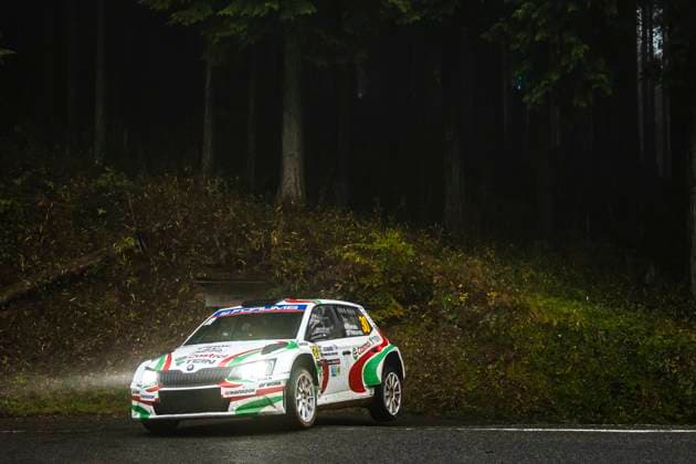 AUTO - WRC, Motorsport Rallye, WM - RALLY JAPAN 2025 30 Takuma KAMADA, Yuichi MATSUMOTO, Skoda Fabia RS Rally2, action during the 2025 Rally Japan, 13th round of the 2025 WRC World Rally Car Championship, from November 6 to 9, 2025 at Toyota, Aichi, Japan - ToyotaJapan  Copyright: xNikosxKatikisx