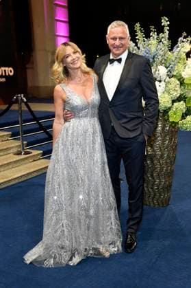 Anna Posch und Stefan Blöcher beim 43. Deutschen SportpresseBall 2025 in der Alten Oper. Frankfurt, 08.11.2025