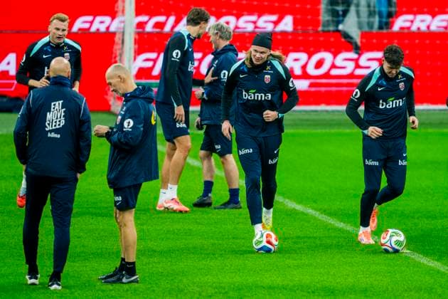 Training with the Norwegian men s national football team Milan, Italy 20251115 Norway s Erling Braut Haaland during a training session with the Norway men s national football team at San Siro before the World Cup qualifier against Italy Photo Fredrik Varfjell NTB Milano Italy EDITORIAL USE ONLY RESTRICTED USE FOR BETTING COMPANIES  Copyright: xFredrikxVarfjellx xNTBx