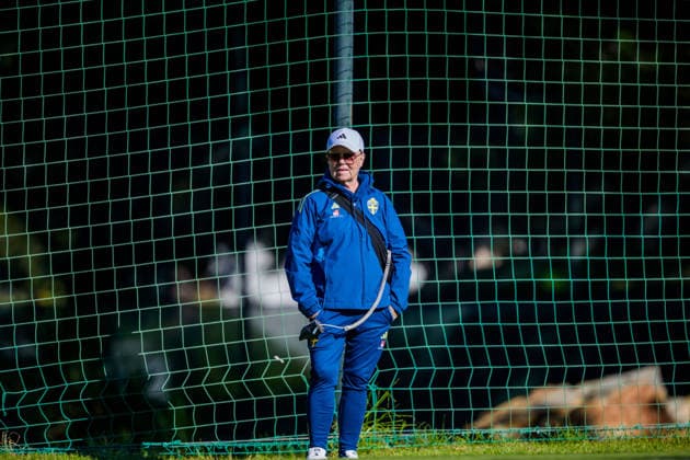 251126 Senior advisor Marika Domanski Lyfors of the women s national football team of Sweden at a training session on November 26, 2025 in Albufeira. Photo: Ludvig Thunman BILDBYRAN kod LT LT0753 fotboll football soccer fotball träning practice training sverige sweden dam bbeng sverige sweden Copyright: LUDVIGxTHUNMAN BB251126LT038